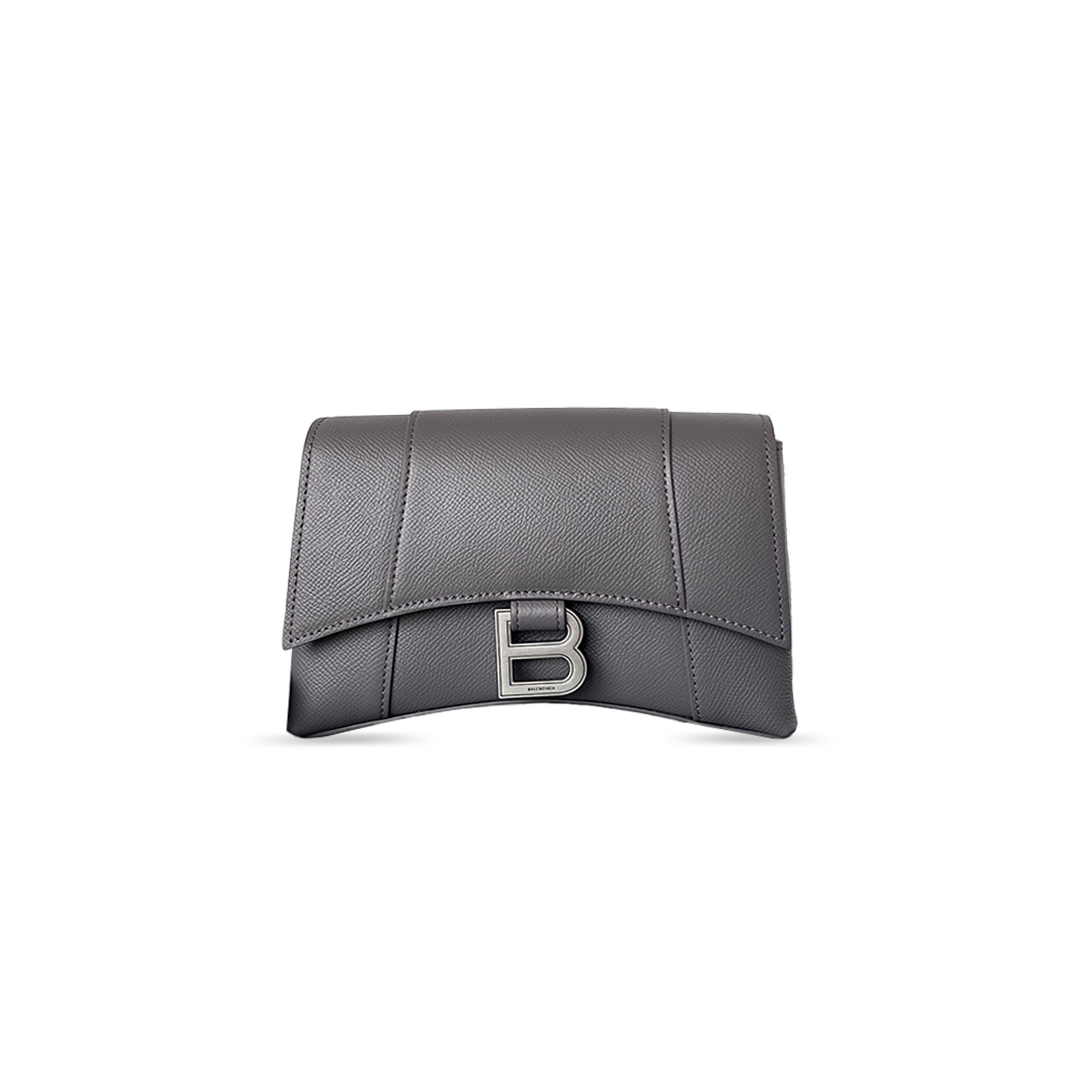 BALENCIAGA DOWN TOWN SHOULDER BAG IN GREY 7364712AABA1000 (21*15*7cm)